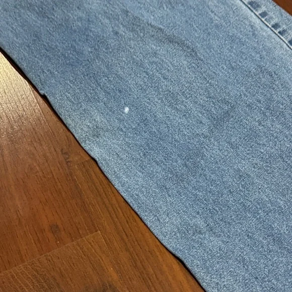 Vintage Andrew’s Blues Light Blue Lace-Up Wide Leg Women’s Jeans - Picture 7 of 8